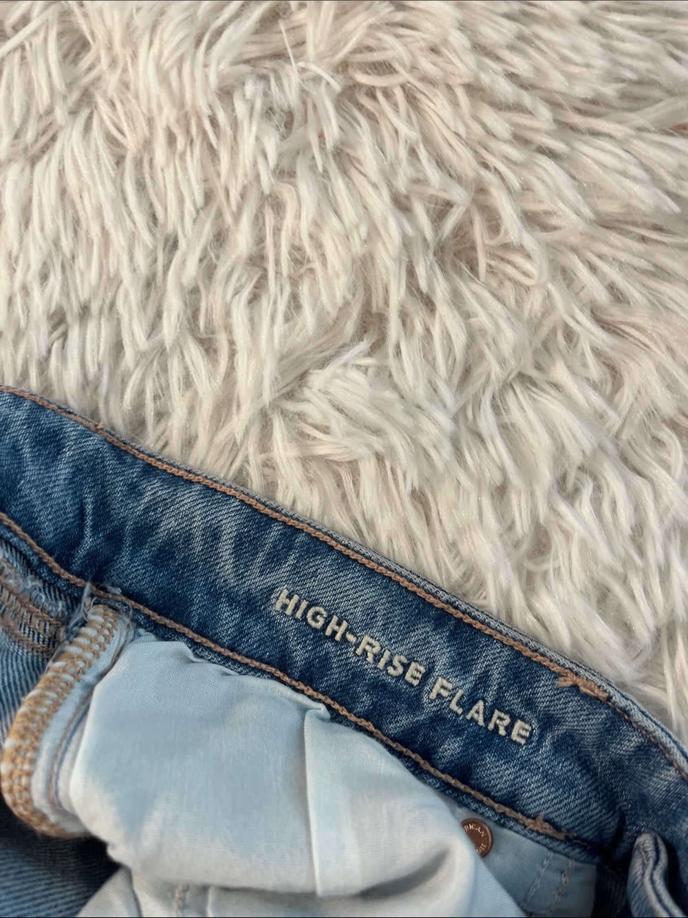 American Eagle high rise flare 6 NWOT - Picture 8 of 13